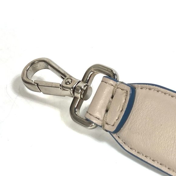 FENDI Strap you Studs Shoulder strap Leather Multicolore - Picture 8 of 16